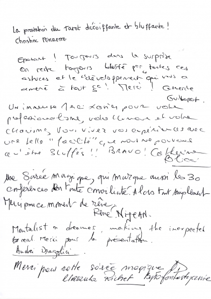Critiques conference Orange par le magicien mentaliste Xavier Nicolas (1)
