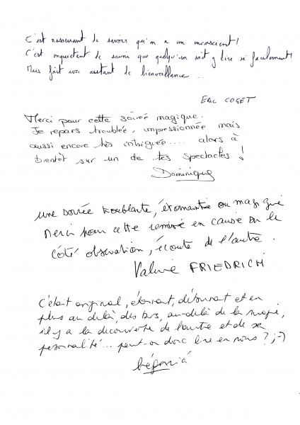 Critiques conference Orange par le magicien mentaliste Xavier Nicolas (2)