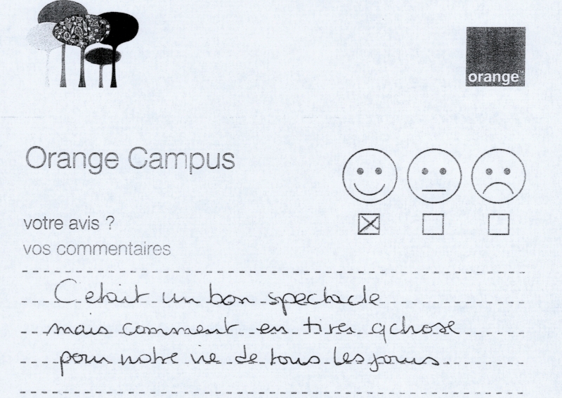Critiques conference Orange par le magicien mentaliste Xavier Nicolas (6)